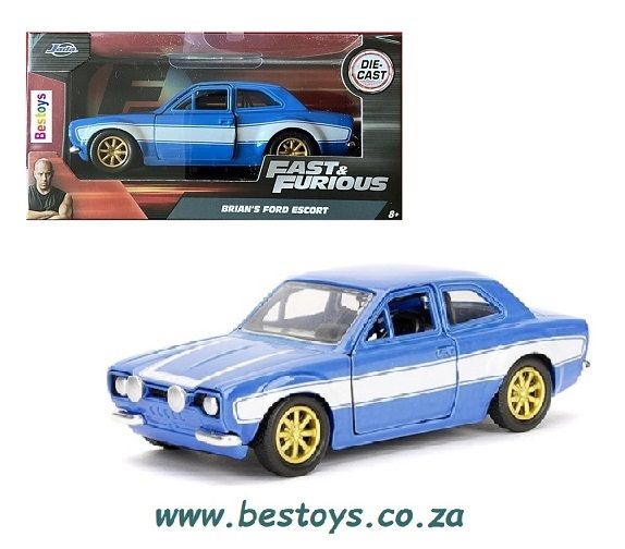JADA 24037 Ford Escort Brian Fast &amp; Furious Movie Film TV 1/32 scale