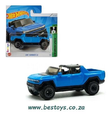 Hotwheels Hot Wheels 2024 62/250 GMC Hummer EV Green Speed 1/64 scale