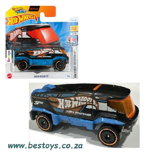 Hotwheels Hot Wheels 2024 58/250 Baja Bison T5 First Response Netflix Let&#39;s Race