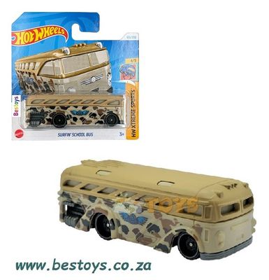 Hot Wheels Hotwheels 2024 65/250 Surfin School Bus Xtreme Sports