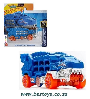 Hot Wheels Hotwheels 2024 55/250 Ultimate T-Rex Transporter Screen Time Netflix &quot;Let&#39;s Race&quot;