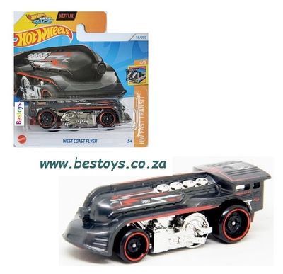 Hot Wheels Hotwheels 2024 56/250 West Coast Flyer Train Fast Transit
