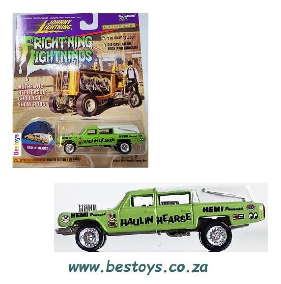 Johnny Lightning Frightning Lightning Haulin Hearse Limited Edition 1/64 scale