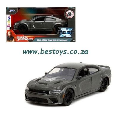 JADA 24037 Dodge Charger SRT Hellcat 2021 Fast &amp; Furious Fast X Movie Film TV 1/32 scale