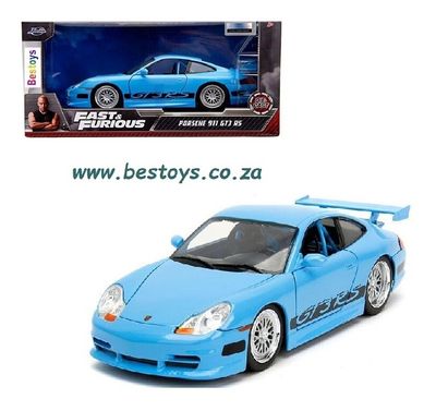 JADA 33667 Porsche 911 GT 3 GT3 RS Fast &amp; Furious Movie Film TV 1/24 scale