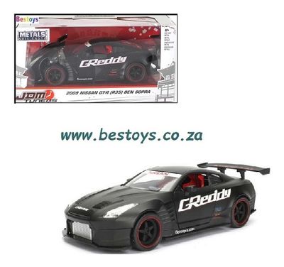 JADA 98569 Japan JDM Tuners Nissan GT-R GTR R35 Ben Sopra 2009 &quot;GReddy&quot; 1/24 scale