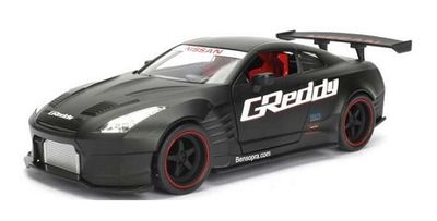 JADA 98569 Japan JDM Tuners Nissan GT-R GTR R35 Ben Sopra 2009 "GReddy" 1/24 scale