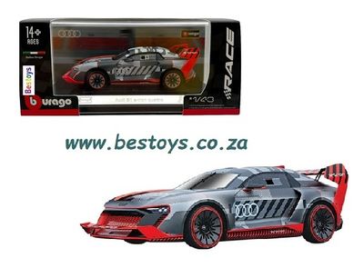 Burago Race 38311 Audi S1 E-tron Quattro 1/43 scale