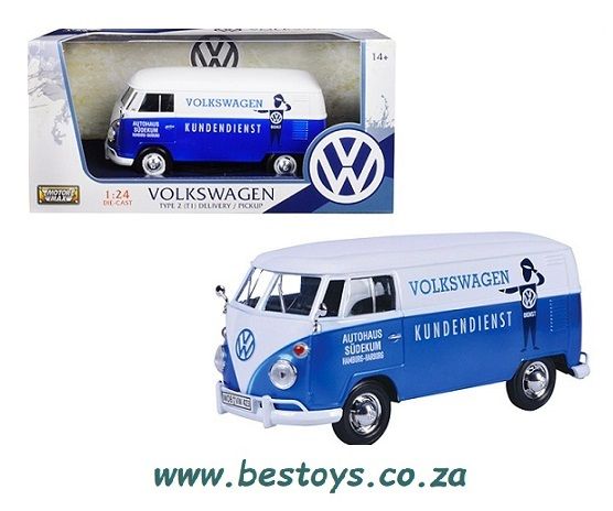 Motormax Motor Max 79550 VW Volkswagen Kombi T 1 T1 Panelvan Service 1/24 scale