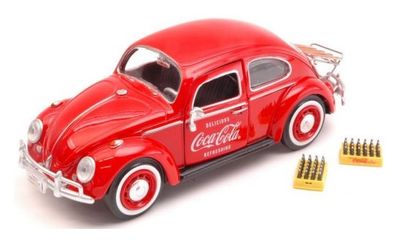 Motor City 424067 VW Volkswagen Beetle 1966 + Crates "Coca Cola" 1/24 scale