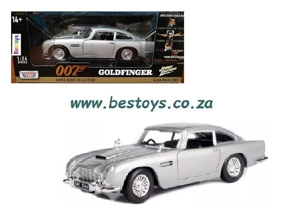 Motormax Motor Max 79857 Aston Martin DB 5 DB5 007 Goldfinger James Bond 1/24 scale