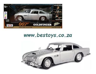 Motormax Motor Max 79857 Aston Martin DB 5 DB5 007 Goldfinger James Bond 1/24 scale