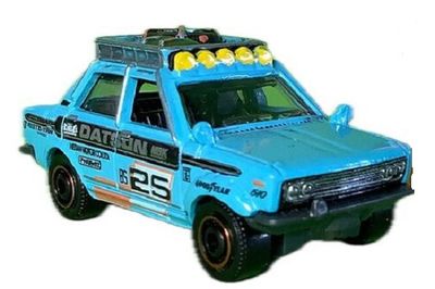 Matchbox Power Grab 2025 51/125 Datsun 510 Rally 1970 1/64 scale