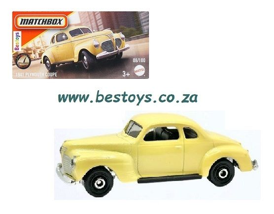 Matchbox Power Grab 2024 8/100 Plymouth Coupe 1941 1/64 scale