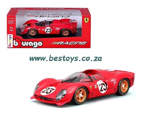 Burago 26310 Ferrari 330 P 4 P4 Daytona 1967 No 23 1/24 scale
