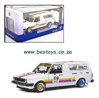 Solido S1803504 VW Volkswagen Caddy Mk 1 Mk1 Pickup 1982 with canopy &quot;Apple&quot; 1/18 scale