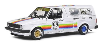 Solido S1803504 VW Volkswagen Caddy Mk 1 Mk1 Pickup 1982 with canopy "Apple" 1/18 scale