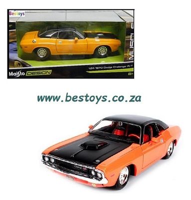 Maisto 32518 Design Muscle Dodge Challenger RT 1970 1/24 scale