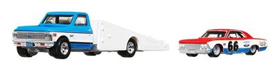 Hot Wheels Hotwheels Car Culture Team Transport Chevy Chevrolet Chevelle 1966 + Chevy Ramp Truck 1972