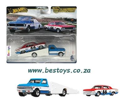 Hot Wheels Hotwheels Car Culture Team Transport Chevy Chevrolet Chevelle 1966 + Chevy Ramp Truck 1972