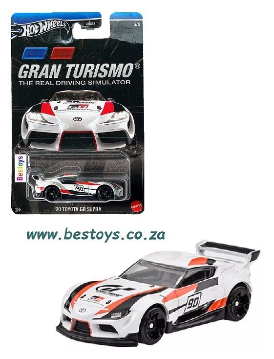 Hot Wheels Hotwheels Gran Turismo Toyota GR Supra 2020 No 90 1/64 scale