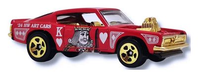 Hot Wheels Hotwheels 2024 152/250 King Cuda Art Cars 1/64 scale