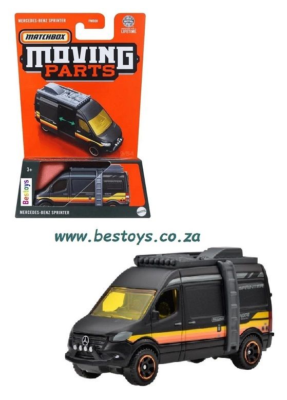 Matchbox Moving Parts 2024 Mercedes Benz Sprinter Van 1/64 scale