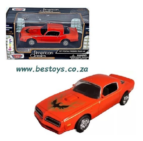 Motormax Motor Max 73415 Pontiac Firebird Trans Am 1977 1/43 scale