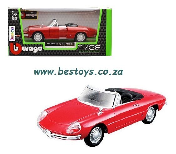 Burago 43000 Alfa Romeo Spider 1966 1/32 scale