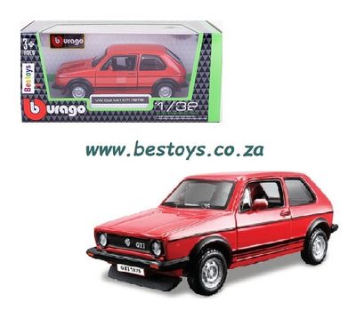 Burago 43000 VW Volkswagen Golf GTi Mk 1 Mk1 1979