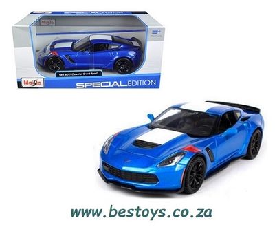 Maisto 31516 Chevy Chevrolet Corvette Grand Sport 2017 1/24 scale