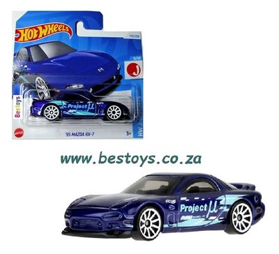 Hot Wheels Hotwheels 2024 170/250 Mazda RX 7 RX7 1995 &quot;Project U&quot; J Imports 1/64 scale