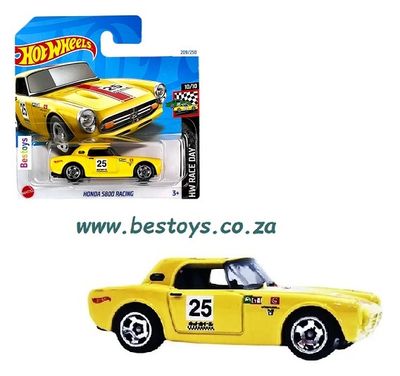 Hot Wheels 2024 209/250 Honda S 800 S800 Racing No 25 Race Day