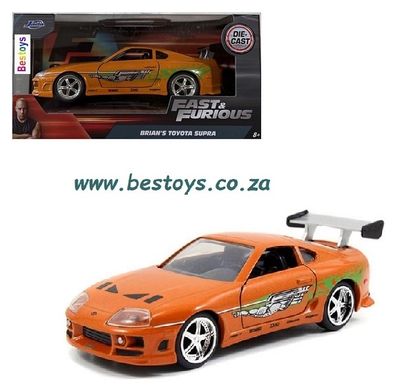 JADA 24037 Toyota Supra Brian Fast &amp; Furious Movie Film TV