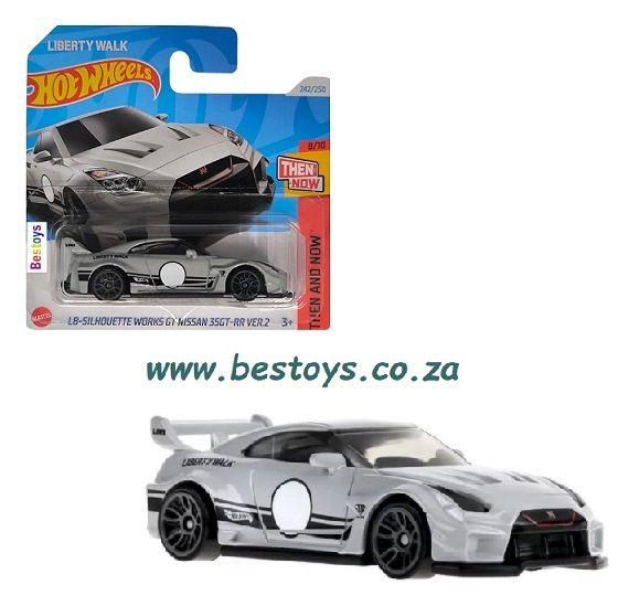 Hot Wheels Hotwheels 2024 242/250 Nissan 35 GT RR Ver 2 LB Silhouette Works GT Then &amp; Now 1/64 scale