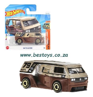 Hot Wheels Hotwheels 2024 227/250 VW Volkswagen T 3 T3 Custom Vans 1/64 scale