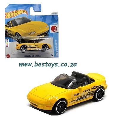 Hot Wheels Hotwheels 2024 120/250 Mazda MX 5 Miata 1991 J Imports 1/64 scale