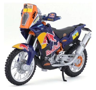 Burago Motorcycle Bike KTM 450 Dakar Rally "Red Bull" 1/18 scale