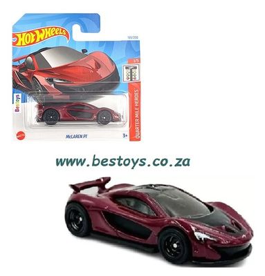 Hot Wheels Hotwheels 2024 165/250 McLaren P 1 P1 Quarter Mile Heroes 1/64 scale