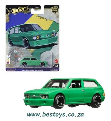 Hot Wheels Hotwheels Car Culture World Tour VW Volkswagen Brasilia 1/64 scale