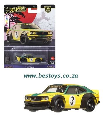 Hot Wheels Hotwheels Car Culture Set Japan Historics 4 Mazda RX 3 RX3 No 3 1/64 scale
