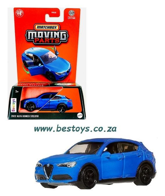 Matchbox Moving Parts 2025 42/50 Alfa Romeo Stelvio 2022 1/64 scale