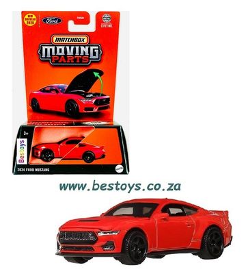 Matchbox Moving Parts 2025 21/50 Ford Mustang 2024 1/64 scale