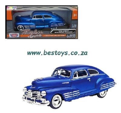 Motormax Motor Max 73200 Chevy Chevrolet Aerosedan Fleetline 1948 1/24 scale