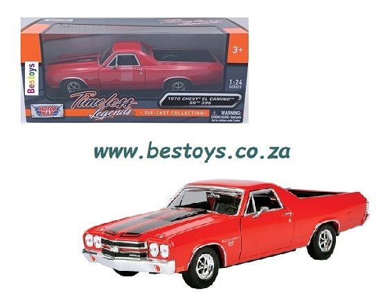 Motormax Motor Max Chevy Chevrolet El Camino SS 396 1970 1/24 scale