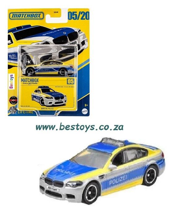 Matchbox 2025 Collectors 5/20 BMW M 5 M5 Police &quot;Polizei&quot; 1/64 scale