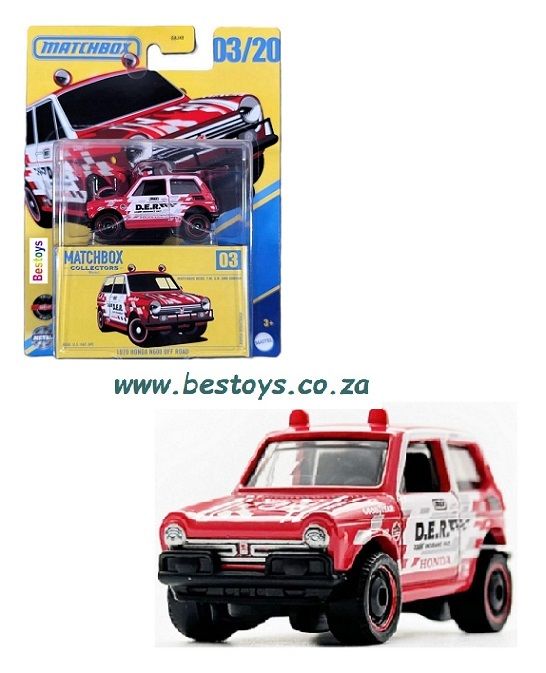 Matchbox 2025 Collectors 3/20 Honda N 600 N600 Offroad Rally 1970 1/64 scale