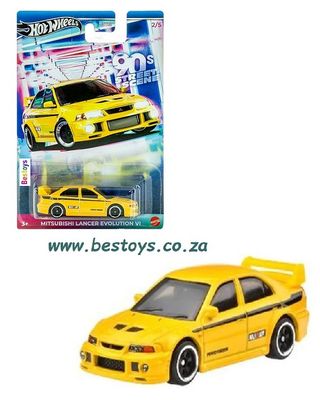 Hot Wheels Hotwheels 90&#39;s Street Scene Mitsubishi Lancer Evolution 6