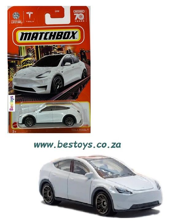 Matchbox 2023 89/100 Tesla Model Y 70th Anniversary 1/64 scale