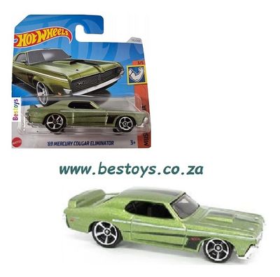 Hot Wheels Hotwheels 2024 171/250 Mercury Cougar Eliminator 1969 Muscle Mania 1/64 scale